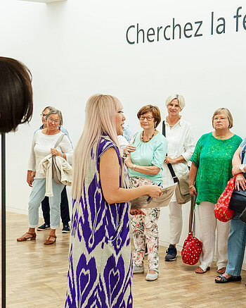 Bild: Führung mit Frauen im Stadthaus Ulm
