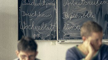 Bild: Arbeitsergebnis aus dem Kurs „Rund um die Tageszeitung“