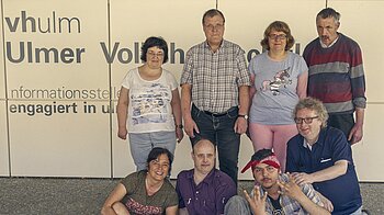 Bild: Gruppe des Kurses „Wir machen einen Film“