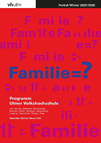 vh Ulm Programmheft Herbst-/Wintersemester 2025/2026
