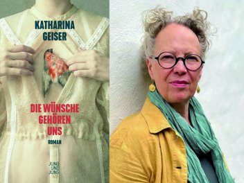 Cover des Buches und Bild der Autorin