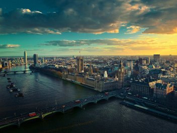 Bild von London am Abend