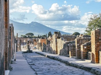 Italienische Landschaft am Tag